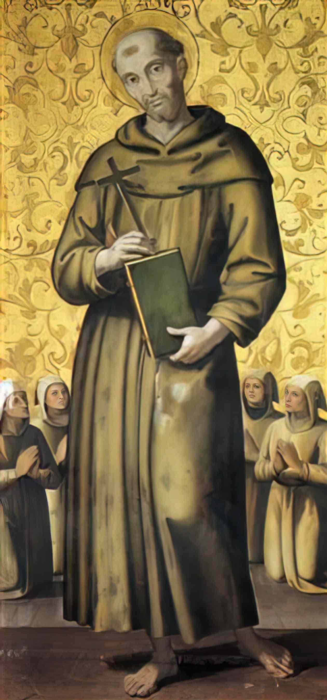 Pietro Perugino st francis and the four obedient Art A4 Photo Print