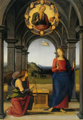 Pietro Perugino the annunciation of mary Art A4 Photo Print
