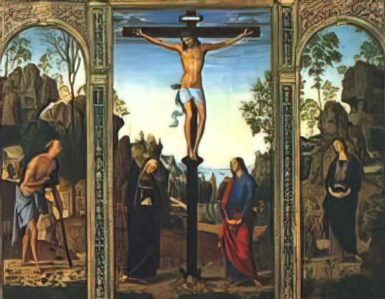 Pietro Perugino the galitzin triptych Art A4 Photo Print