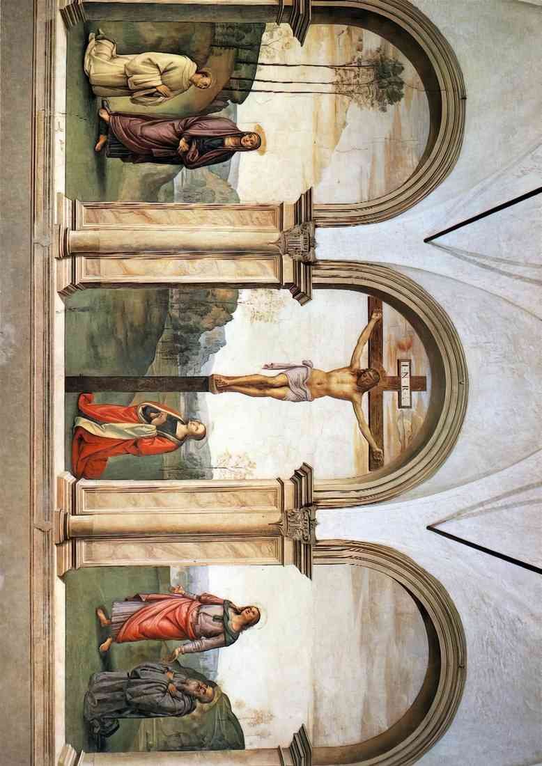Pietro Perugino the pazzi crucifixion A4 Photo Print