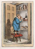 Piety 1830 Cartoon Joke 001 Vintage A4 Photo Print