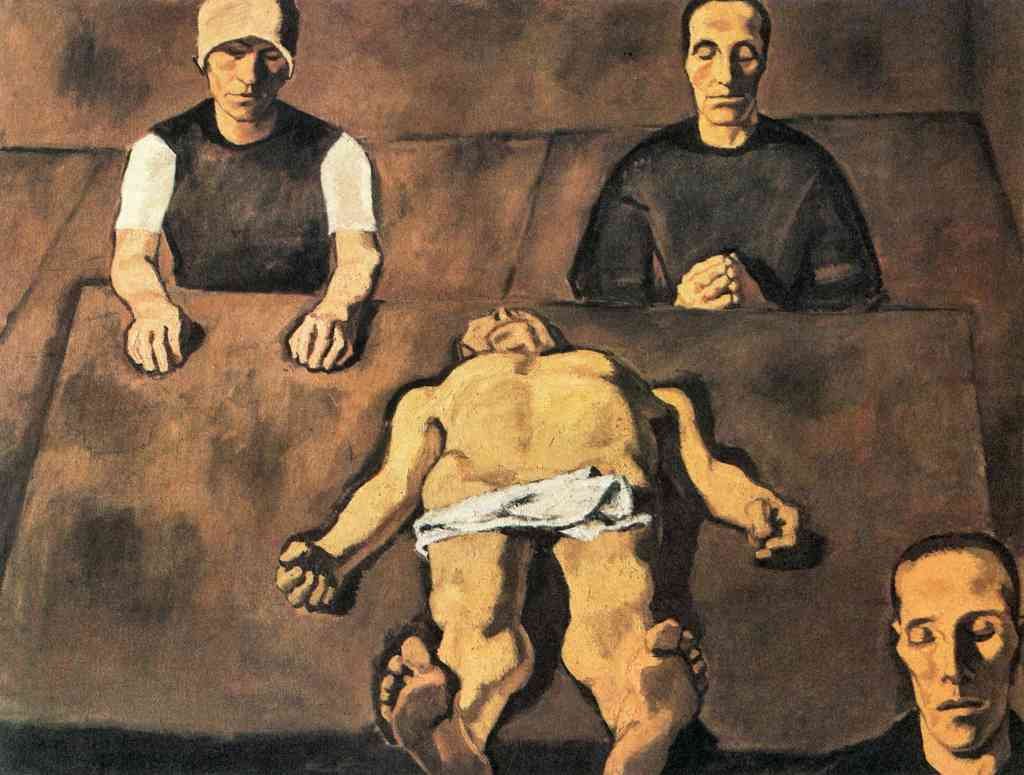 Piety Albin Egger Lienz Symbolism A4 Photo Print