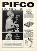 Pifco Hairdryers Blankets 1950s Vintage Retro Advert Poster