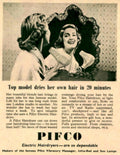 Pifico Hairdryers Studio 1950s Vintage Retro Advert Poster