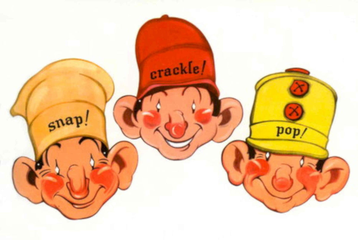 Pig Hats Snap 1930s Vintage Retro Advert Poster