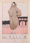 Pigeat Gazette du Bon Genre 1912 Weil A4 Photo Print