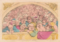 Pigeon Hole Crowd GB Cartoon Vintage Retro Advert Poster