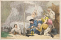 Pigmalion Death Scene GB Cartoon Vintage Retro Advert Poster