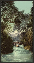 Pikes Peak from Briarhurst Vintage A4 Photo Print