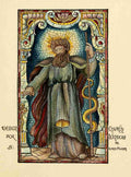 Pilgrim Alfred Belcher Mosaic Glass 1886 Church window design A4 Photo Print
