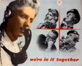 Pilot Women Cockpit 1940s Vintage Retro Advert Poster