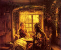 Piltz Otto An Afternoon Visit Art A4 Photo Print