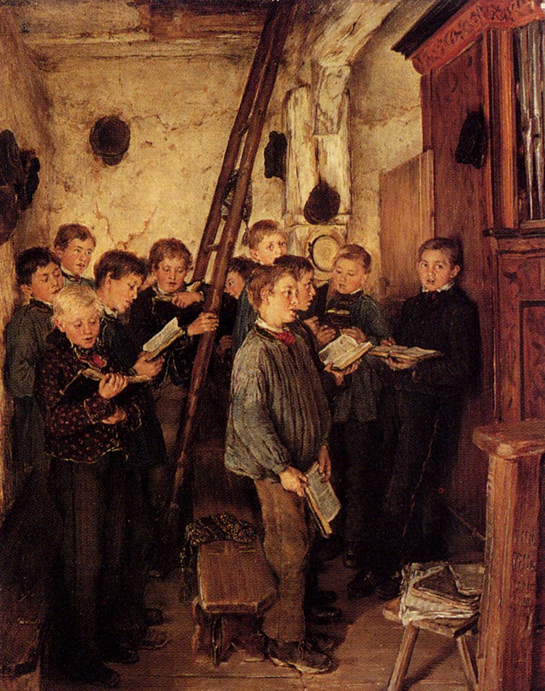 Piltz Otto Choir Rehearsal Art A4 Photo Print