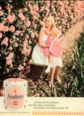 Pink Andrex Roses 1960s Vintage Retro Advert