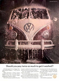 Pink Beetle Wash 1960s Vintage Retro Advert