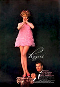 Pink Dress Rogers 1960s Vintage Retro Advert