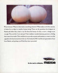 Pink Eggs Mazda 1990s Vintage Retro Advert