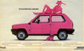 Pink Fantasia Car 1980s Vintage Retro Advert
