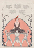 Pink Gown Attendants La Vie Parisienne Vintage Retro Advert