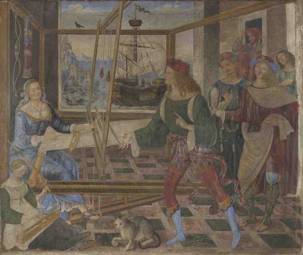 Pintoricchio Penelope with the Suitors A4 Photo Print