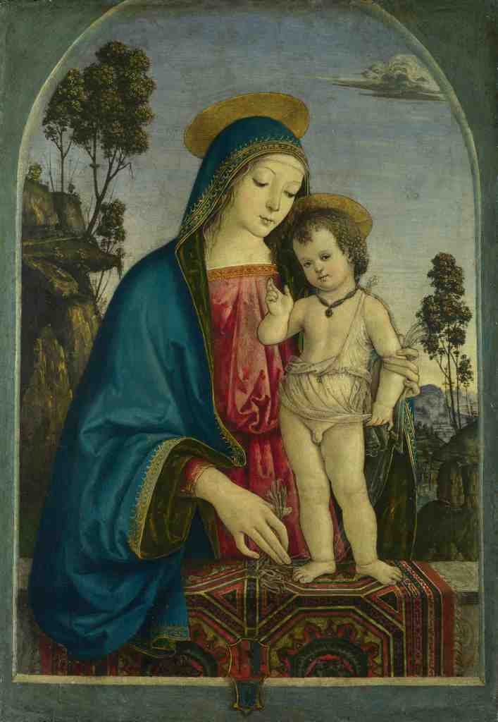 Pintoricchio The Virgin and Child A4 Photo Print