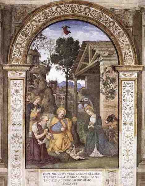 Pinturicchio Adoration Of The Christ Child A4 Photo Print
