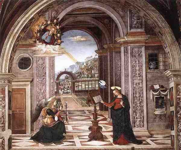 Pinturicchio Annunciation A4 Photo Print