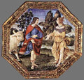 Pinturicchio Ceiling Decoration A4 Photo Print