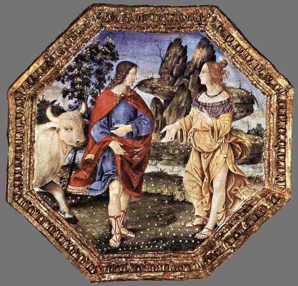 Pinturicchio Ceiling Decoration A4 Photo Print
