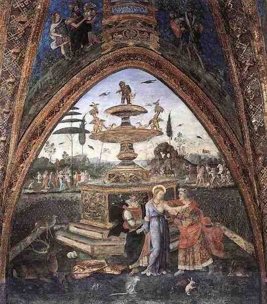 Pinturicchio Susanna And The Elders A4 Photo Print