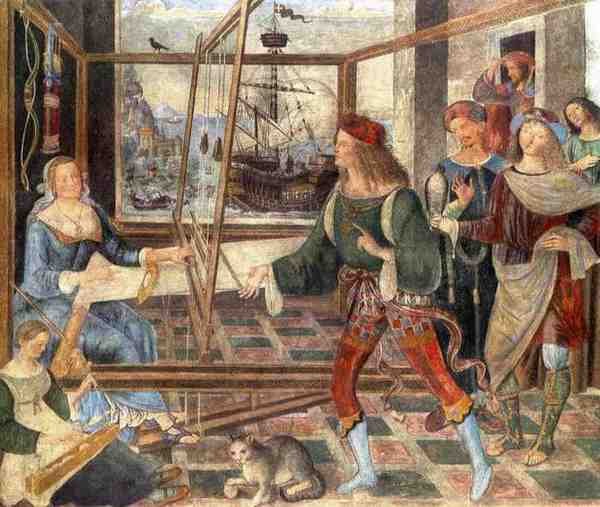 Pinturicchio The Return Of Odysseus A4 Photo Print