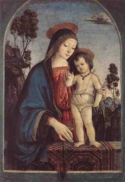 Pinturicchio The Virgin And Child A4 Photo Print