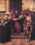Piombo Sebastiano Del San Giovanni Crisostomo And Saints A4 Photo Print