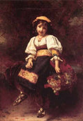 Piot The Flower Seller A4 Photo Print