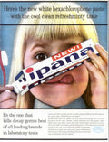 Pipana Toothpaste Girl 1960s Vintage Retro Advert