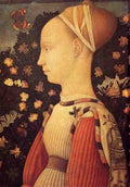 Pisanello Antonio Portrait Of Ginerva D Este A4 Photo Print