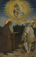 Pisanello The Virgin and Child with Saints A4 Photo Print