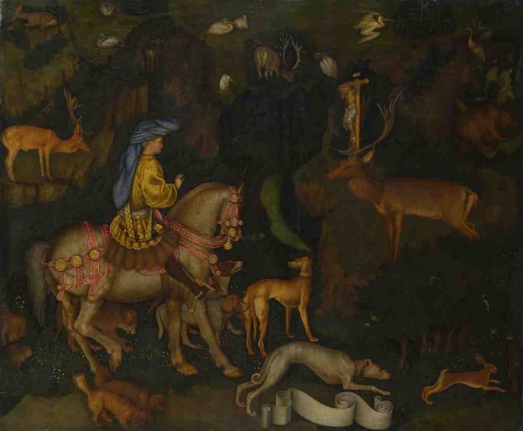 Pisanello The Vision of Saint Eustace A4 Photo Print