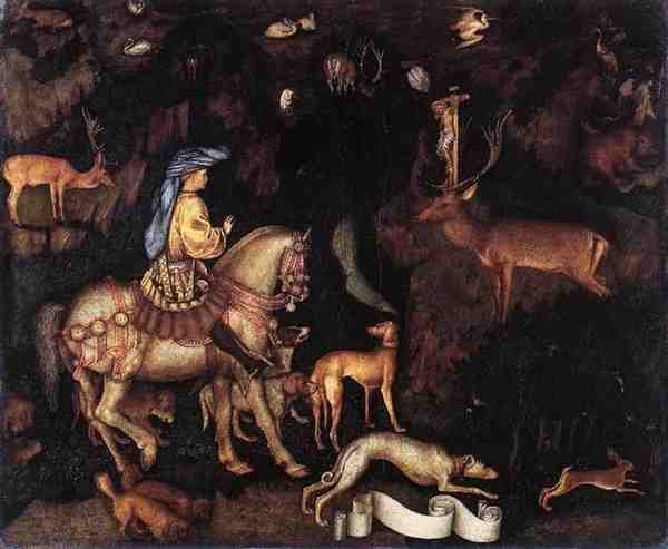 Pisanello Vision Of St Eustace A4 Photo Print