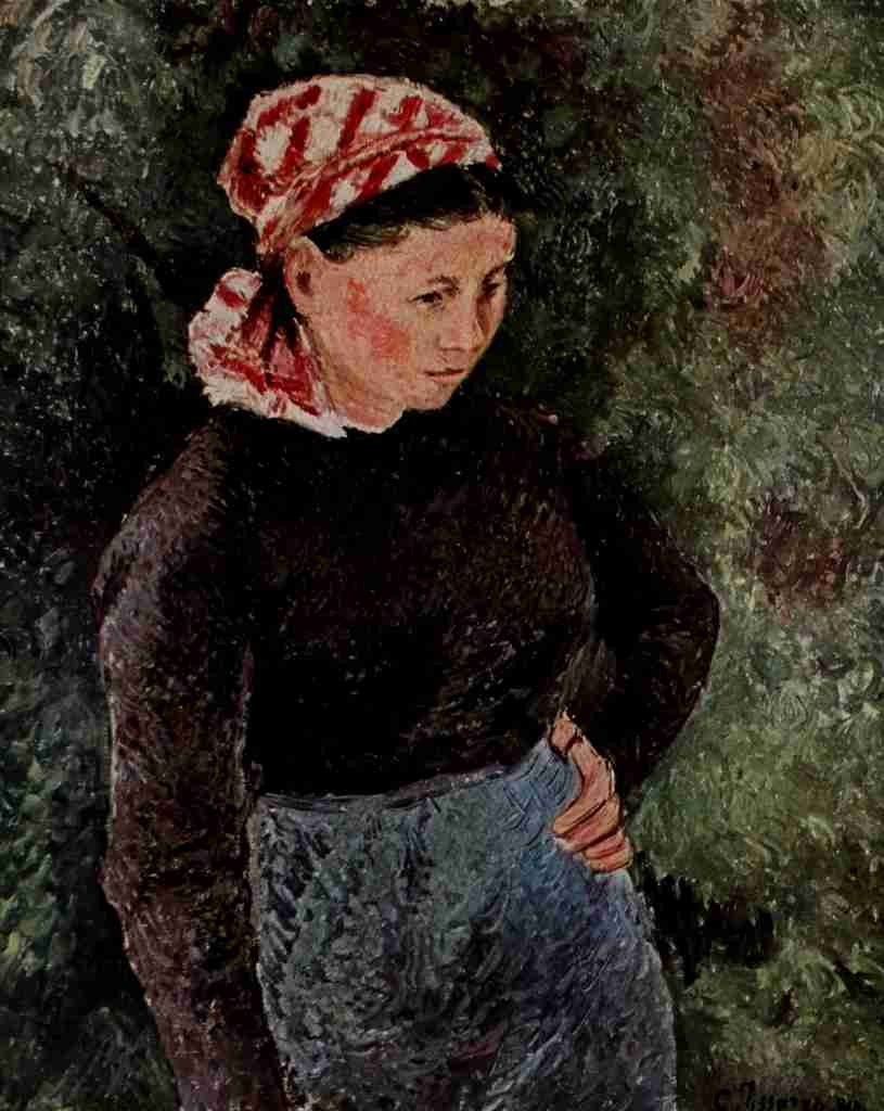Pissarro Camille 1830 1903 Peasant woman A4 Photo Print