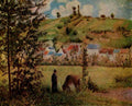 Pissarro Camille 1830 1903 The Cowherd A4 Photo Print