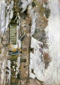Pissarro farm at montfoucault A4 Photo Print