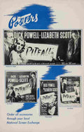 Pitfall 1948 05  film star poster A4 Photo Print