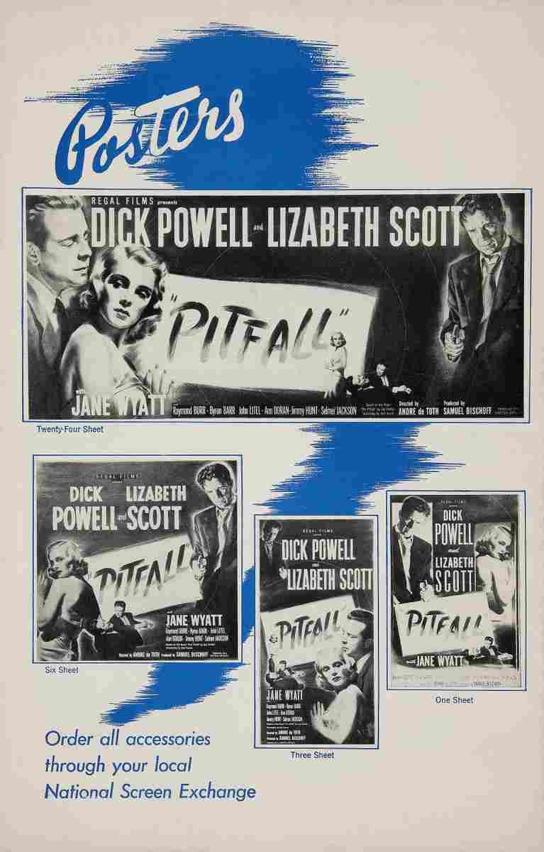 Pitfall 1948 05  film star poster A4 Photo Print