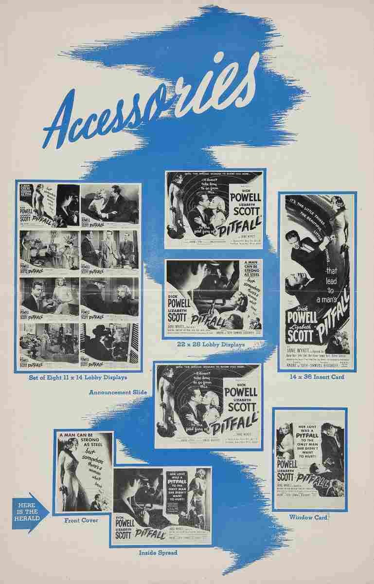 Pitfall 1948 06  film star poster A4 Photo Print