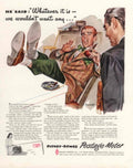 Pitney Bowes Meter 3 1950s Vintage Retro Advert Poster