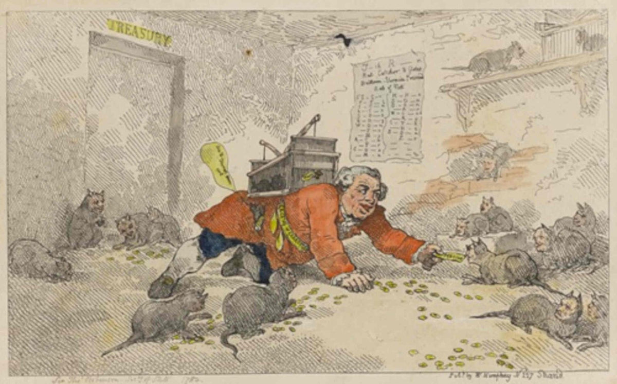 Pitt Chestnuts Treasury GB Cartoon Vintage Retro Advert Poster