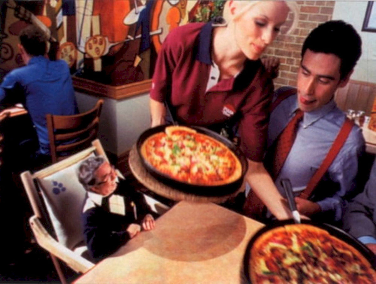 Pizza Hut Delivery 1 1990s Vintage Retro Advert
