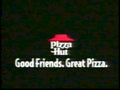 Pizza Hut Logo 1990s Vintage Retro Advert