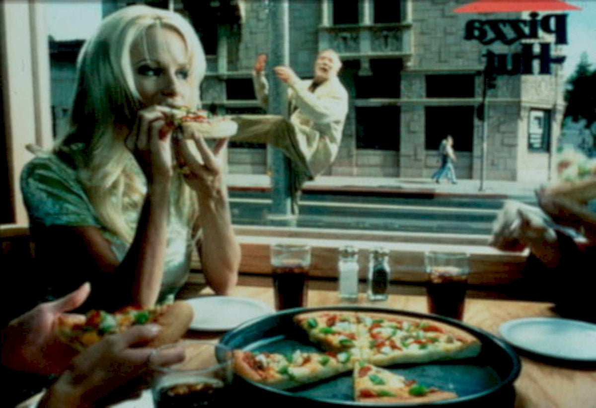 Pizza Hut Woman 2 1990s Vintage Retro Advert